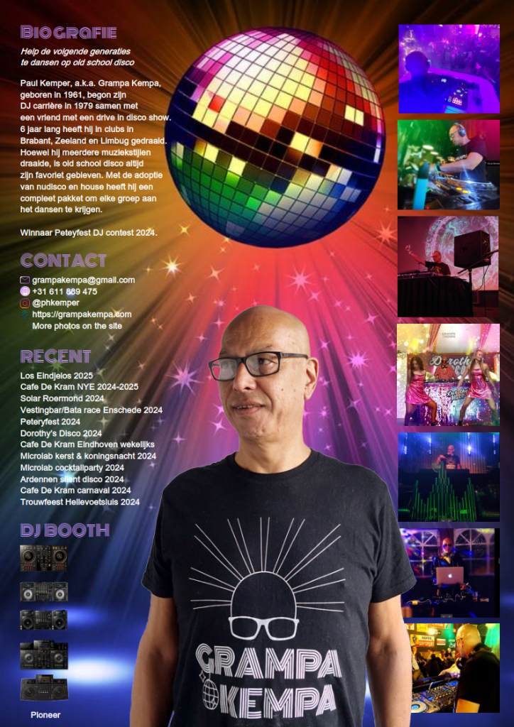 press kit DJ Grampa Kempa